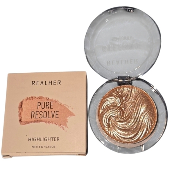 New Makeup Set Florence Pink Lip Gloss Clarins RealHer Highlighter Eyeliner Bag - Picture 4 of 5